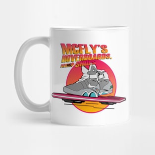 Marty McFly Hoverboards and Shoes Mug